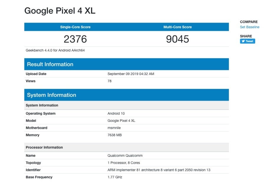 Fresh Google Pixel 4 XL benchmark hints at a big surprise for multitaskers