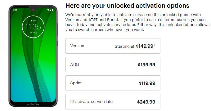 Moto G7 pricing options at Best Buy - Best Buy&#039;s newest Motorola Moto G7 and G7 Power deals are worth checking out