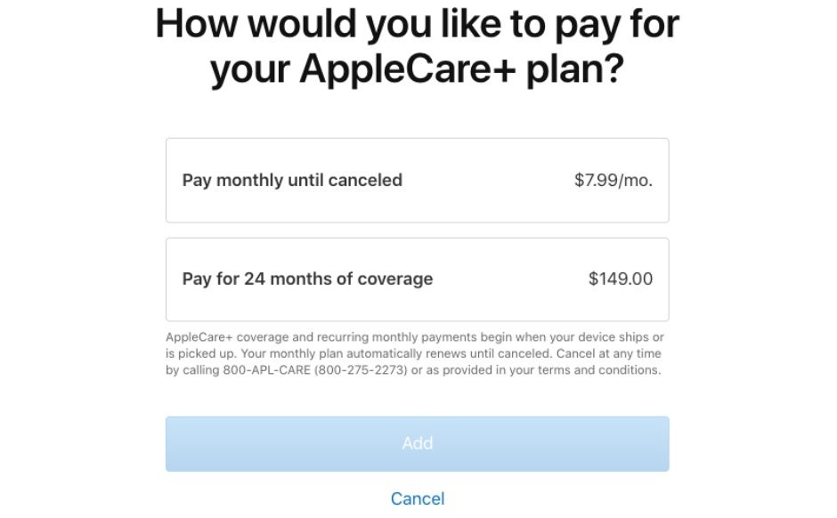 Important changes were made to AppleCare+ after the iPhone 11 family announcement