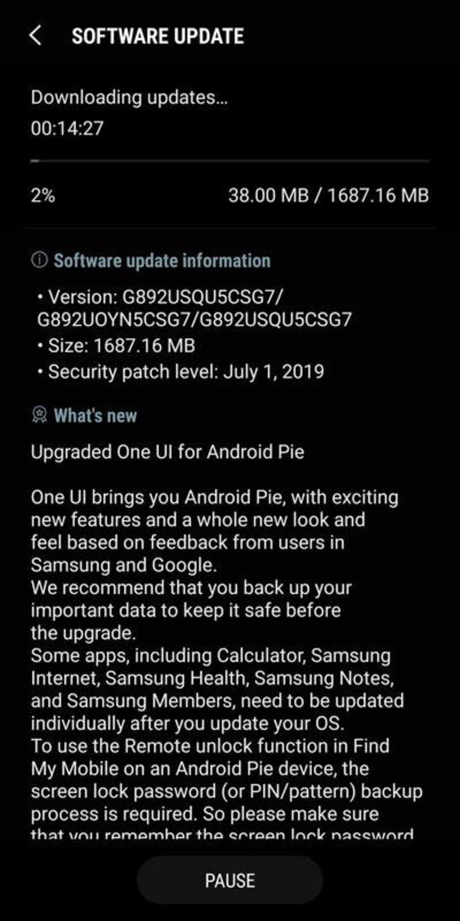 T-Mobile starts rolling out Samsung Galaxy S8 Active Android 9.0 Pie update