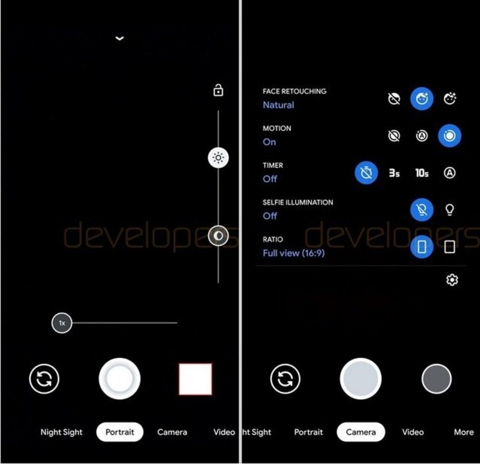 Zoom slider now shows you the zoom level achieved - Google Camera 7.0 app leaks revealing Night Sight setting to capture the stars