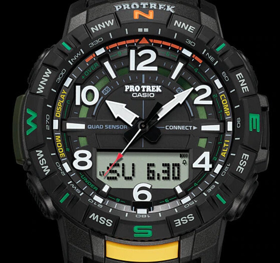 Affordable Casio Pro Trek PRT-B50 watch with smartphone connectivity revealed