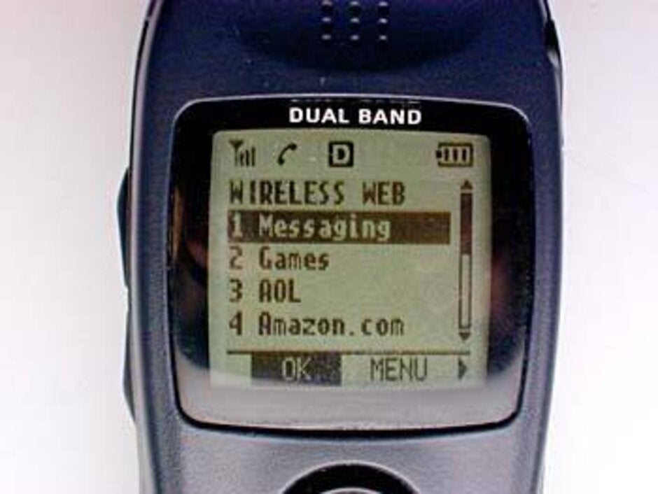 Example of an early WAP browser - SIM card exploit could be spying on over 1 billion mobile phone users globally