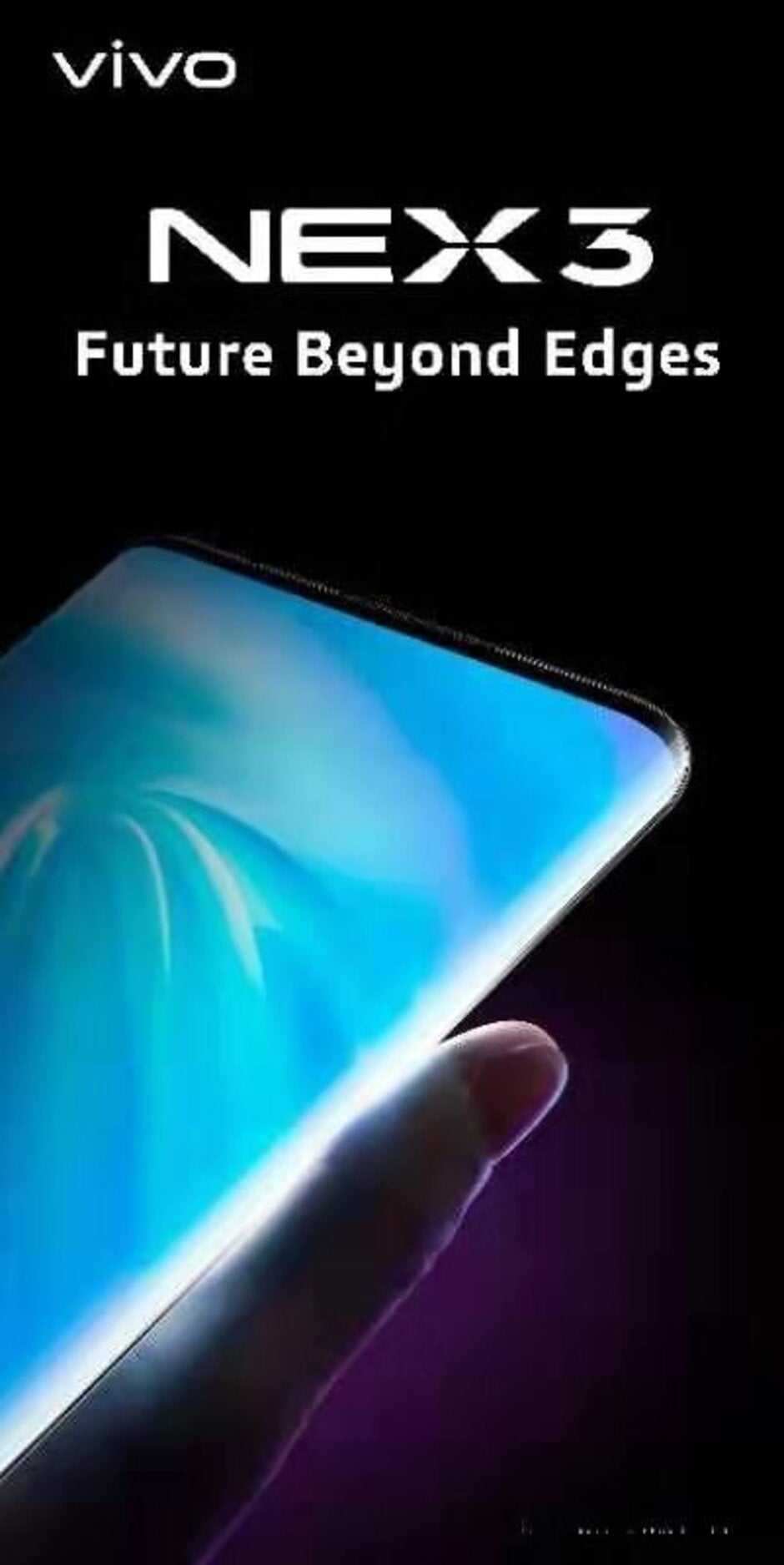 The NEX 3 5G features a curved waterfall display - Vivo NEX 3 5G unveiled with huge waterfall screen, Snapdragon 855+ and virtual buttons