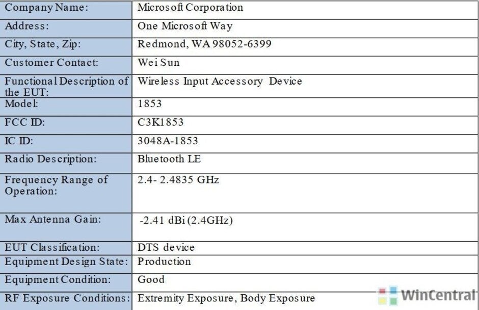 The Surface Pro 7 pen is certified by the FCC - Popular Surface Pro 7 accessory is certified by the FCC