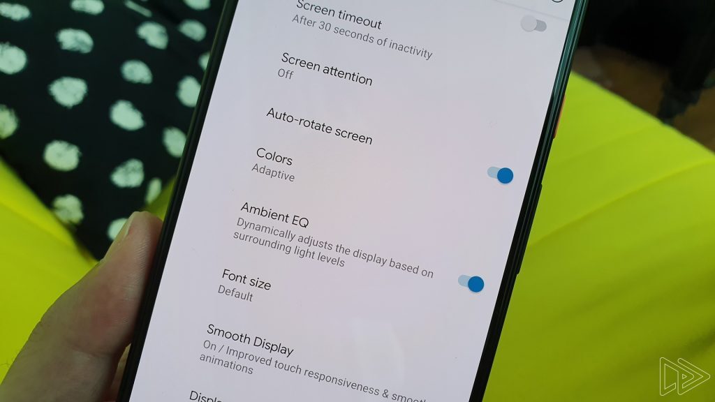 Ambient EQ matches the white balance of the phone's screen with the ambient lighting - New Pixel 4 XL details reveal an iPhone feature coming to Google's new phones