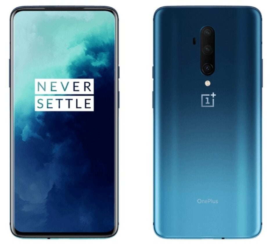 OnePlus 7T Pro in Glacier Blue - Hours before unveiling, press images leak for the OnePlus 7T and OnePlus 7T Pro