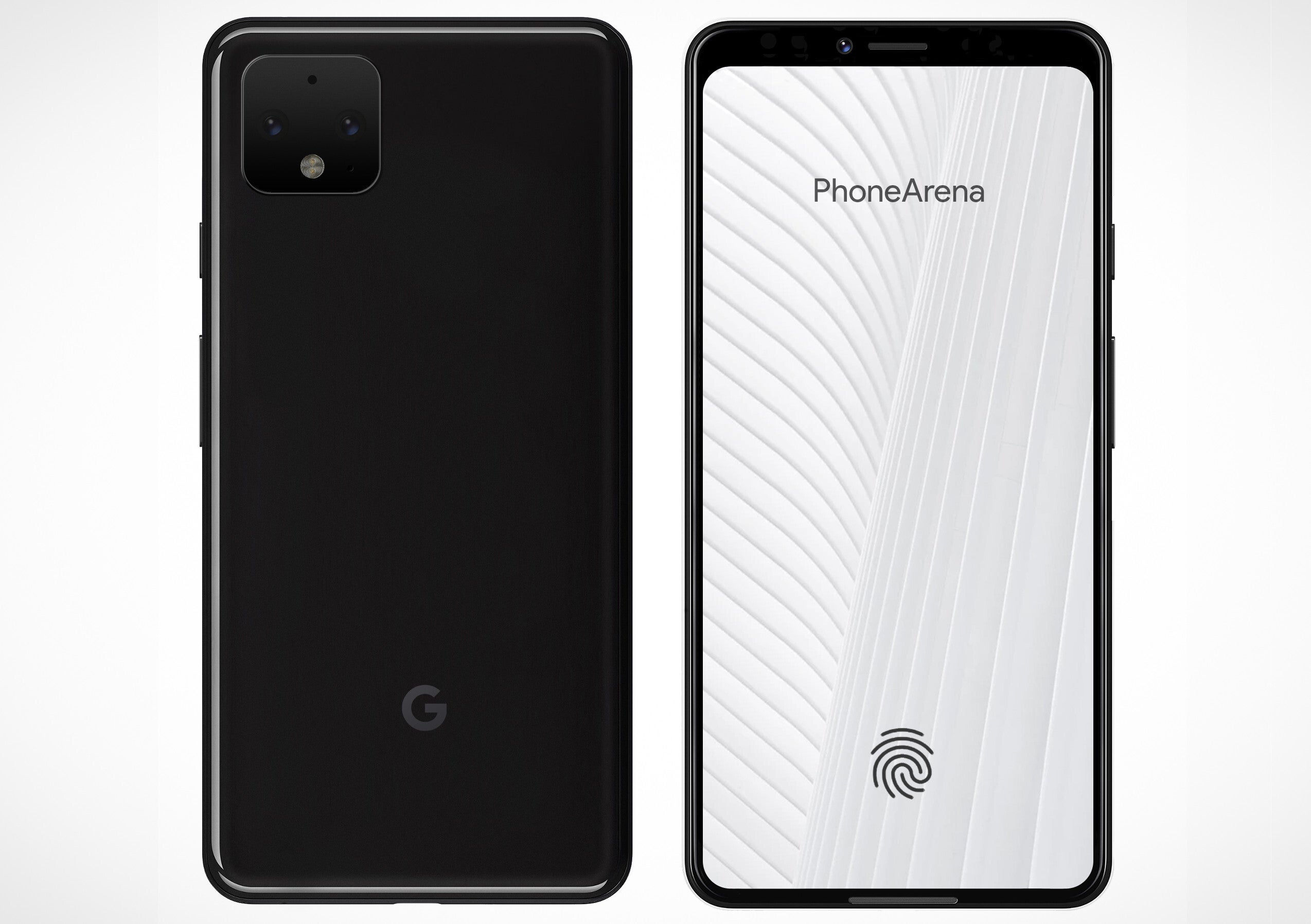 Pixel 4 render made by us - based on details shared by Google, plus rumors - Google indirectly confirms the Pixel 4 and 4 XL won&#039;t be released before October 18
