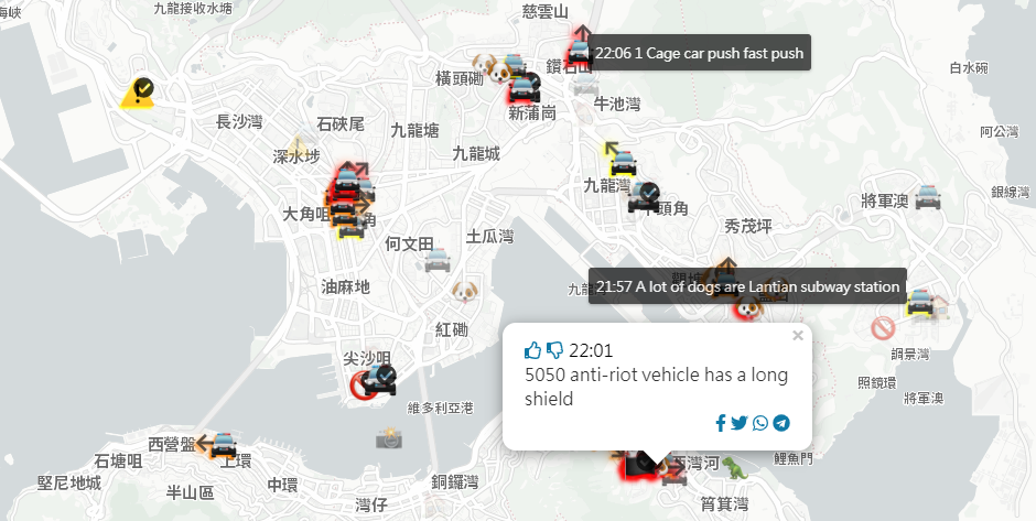 Bent on placating China, Apple bans a Hong Kong police location app