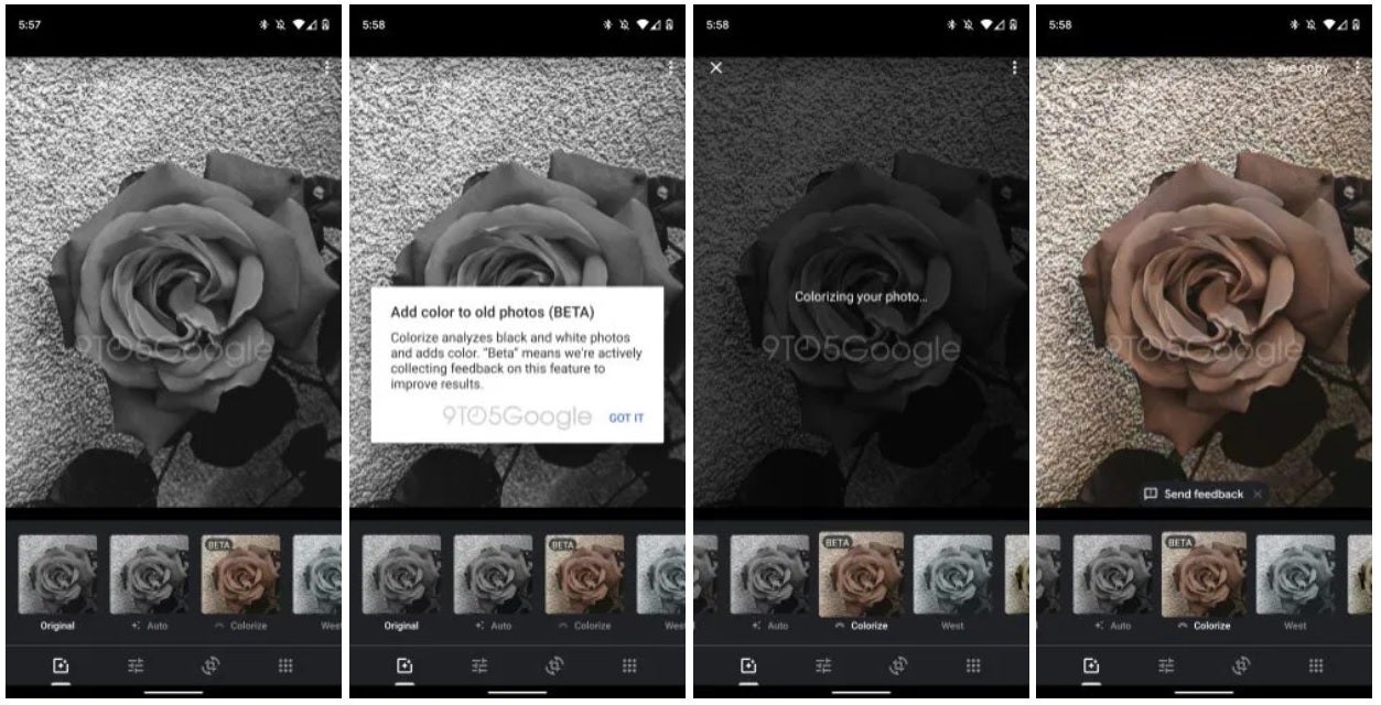 First unveiled at Google I/O 2018, Colorize is still not available to the public - Google&#039;s cool Colorize feature still needs work