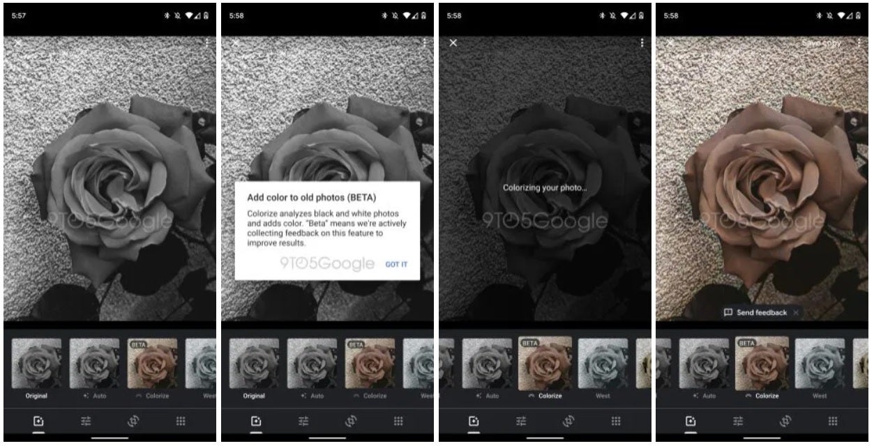 First unveiled at Google I/O 2018, Colorize is still not available to the public - Google's cool Colorize feature still needs work