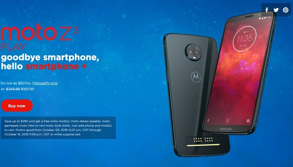 The unlocked Moto Z3 Play is on sale at new all-time high discounts with no strings attached