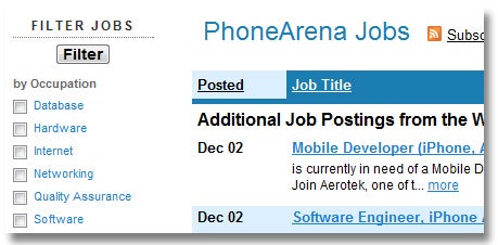 Looking for a job? Check the PhoneArena Jobs page!