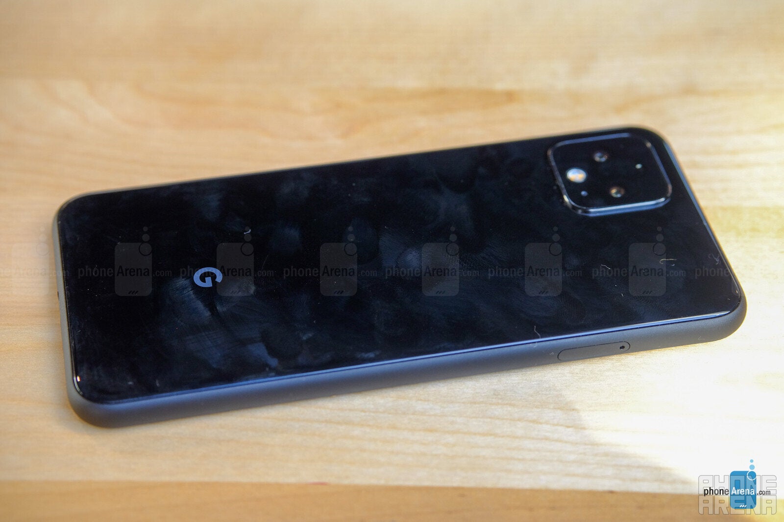 The black Pixel 4 collects fingerprints easily - Google Pixel 4 &amp; Pixel 4 XL hands-on