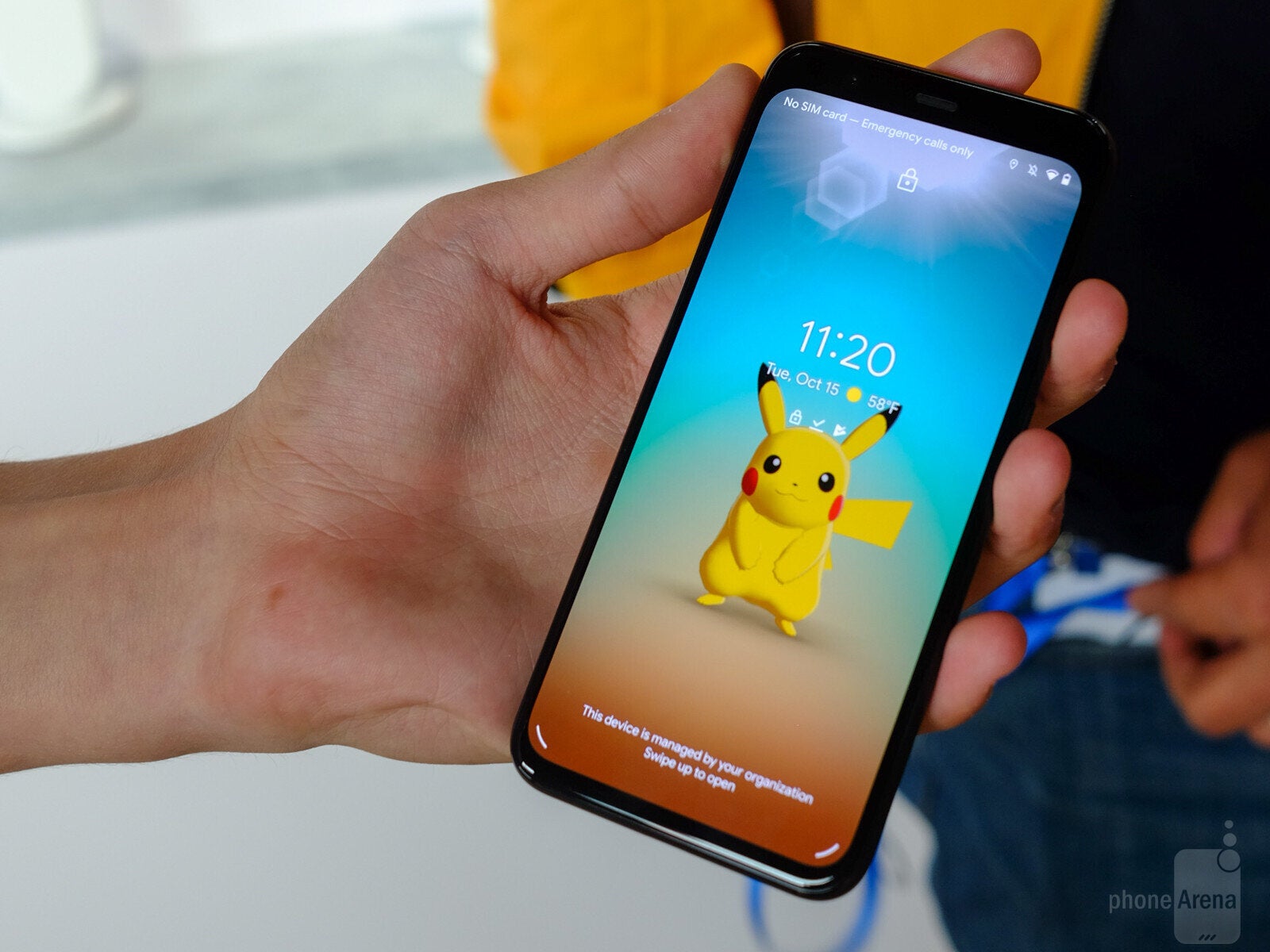 If you wave at Pikachu on the Pixel 4, he'll wave back! - Google Pixel 4 & Pixel 4 XL hands-on