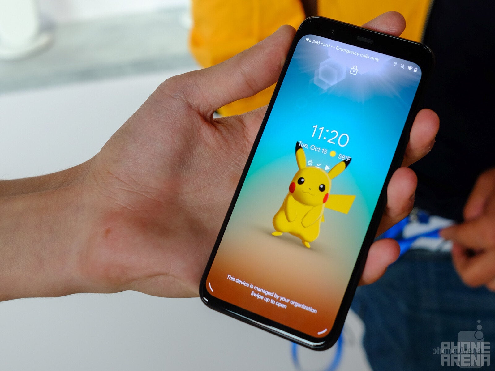If you wave at Pikachu on the Pixel 4, he&#039;ll wave back! - Google Pixel 4 &amp; Pixel 4 XL hands-on