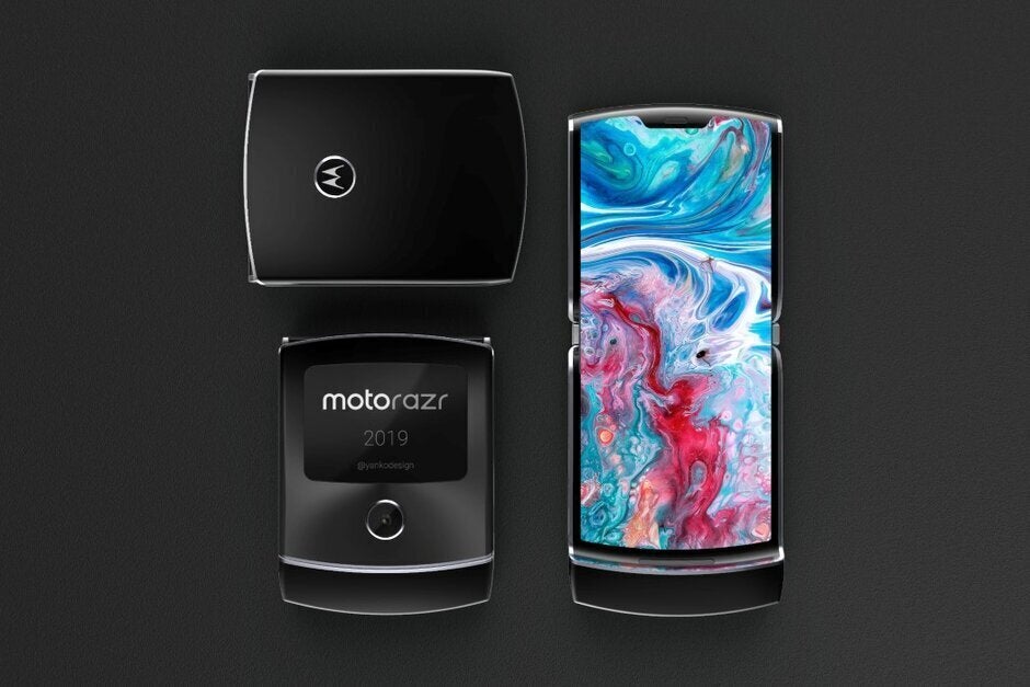 Render of the Motorola RAZR (2019) - Motorola invite strongly hints at November 13 unveiling of the RAZR (2019)