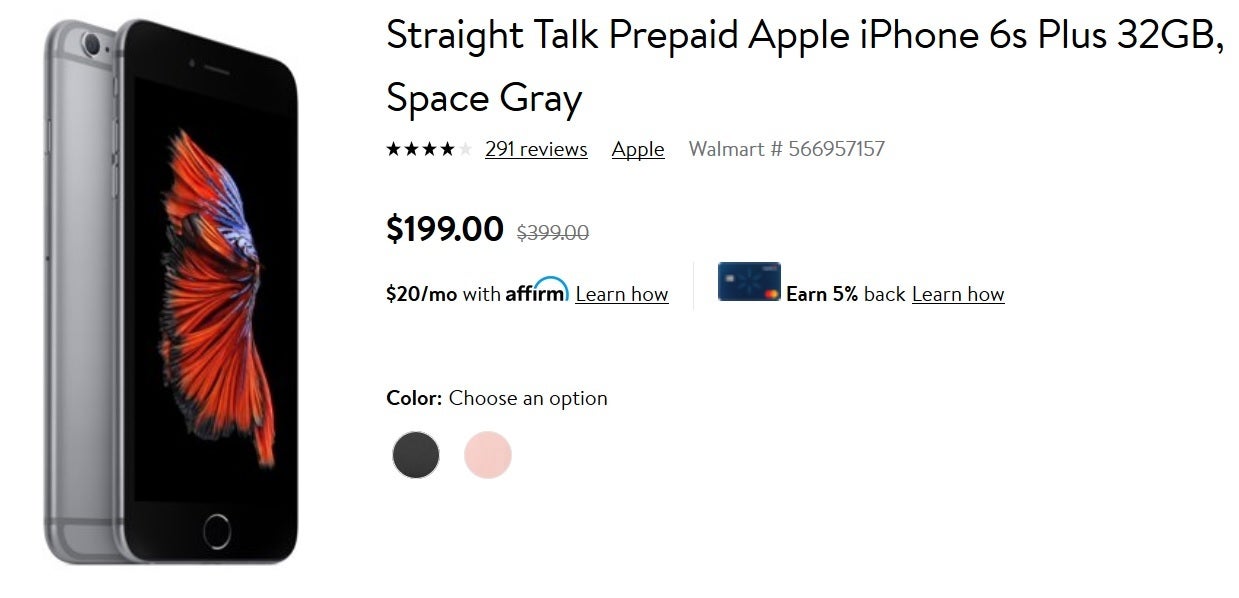 Save 50% on the Straight Talk Apple iPhone 6s - Walmart's current sale on Apple devices includes the iPhone 11, iPhone 11 Pro, the iPad Pro and more