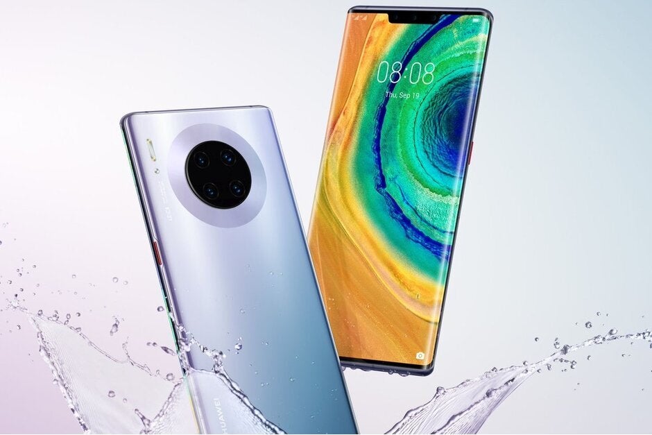 The Huawei Mate 30 Pro, the company's current flagship phone - Huawei filed the most patent applications last year, but most were not innovative
