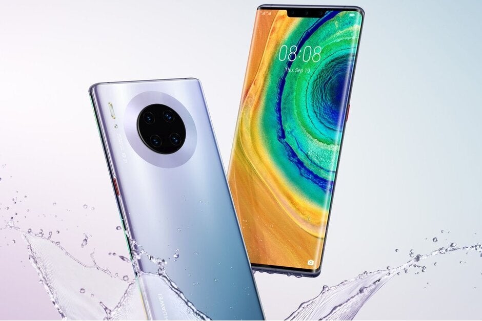 The Huawei Mate 30 Pro, the company&#039;s current flagship phone - Huawei filed the most patent applications last year, but most were not innovative