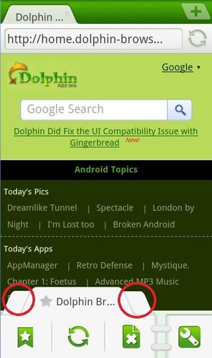 You can now download the Dolphin Browser Mini &quot;preview version&quot; for Android