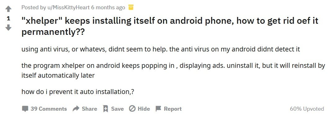A warning from a Reddit user - Unremovable Android malware will reinstall itself even after a factory reset