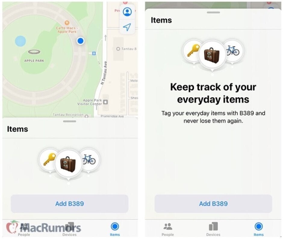 The new Item tab in the Find My app will help users track down items attached to an AirTag - Hidden folder in iOS 13.2 reveals Apple&#039;s AirTag tracking accessory