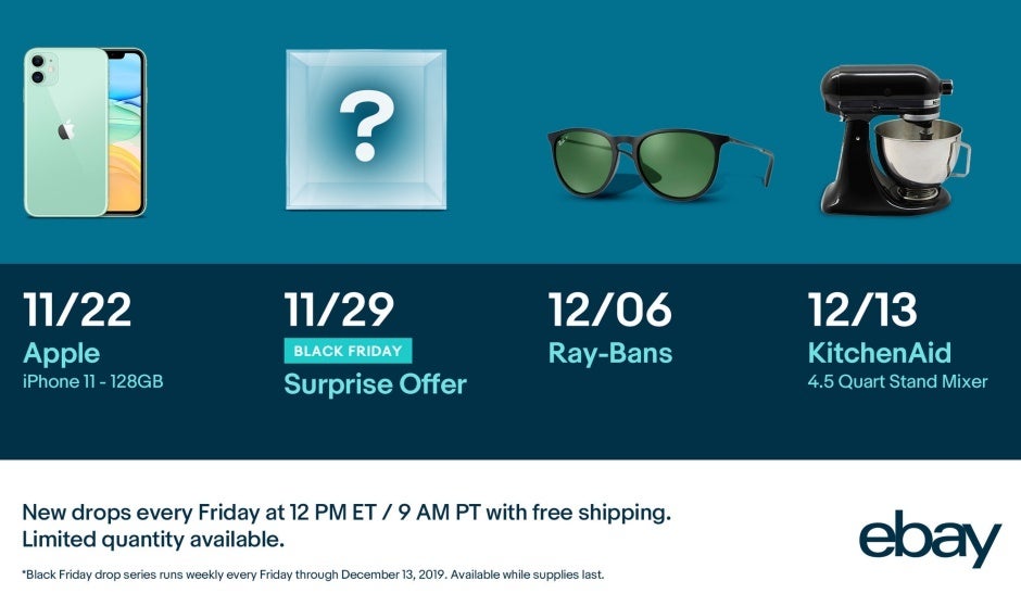 Killer Black Friday deals will drop on eBay every week through December