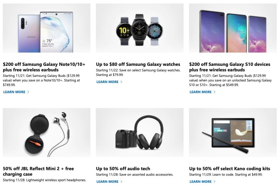 galaxy earbuds black friday