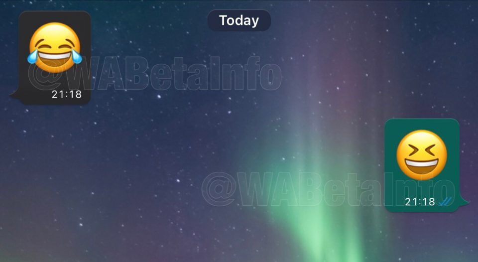 Both versions of Dark theme being tested for WhatsApp include Dark bubbles - Two variations of Dark theme are reportedly being developed for the iOS version of WhatsApp