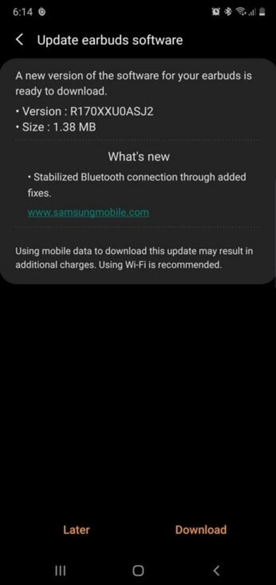 Samsung Galaxy Buds owners have received an update - Samsung's Galaxy Buds receive update to improve Bluetooth connectivity