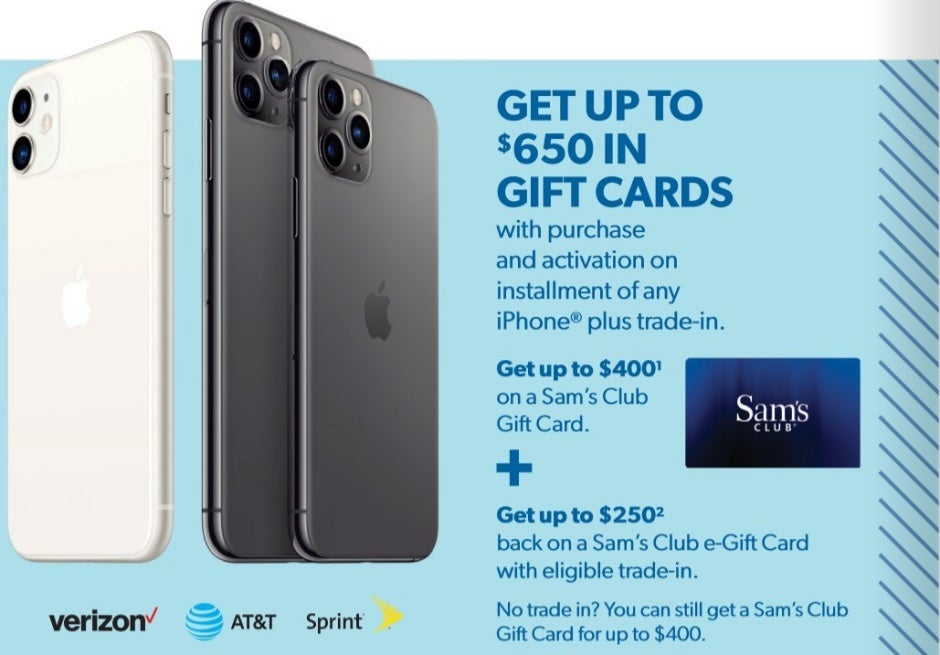 Sam's Club to offer up to $700 gift cards with early iPhone and Samsung Black Friday deal