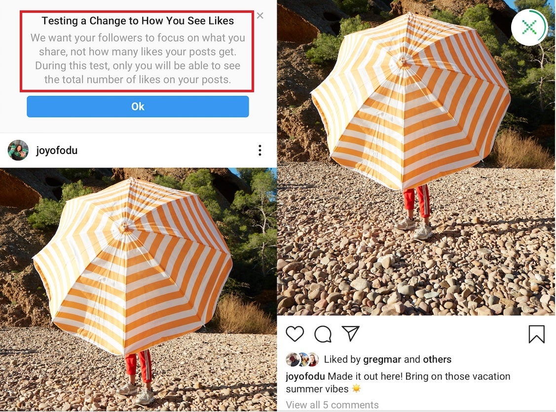 Instagram will test hidden Like counts in the U.S. - Instagram tests hiding &quot;Likes&quot; in the U.S. as influencers get nervous