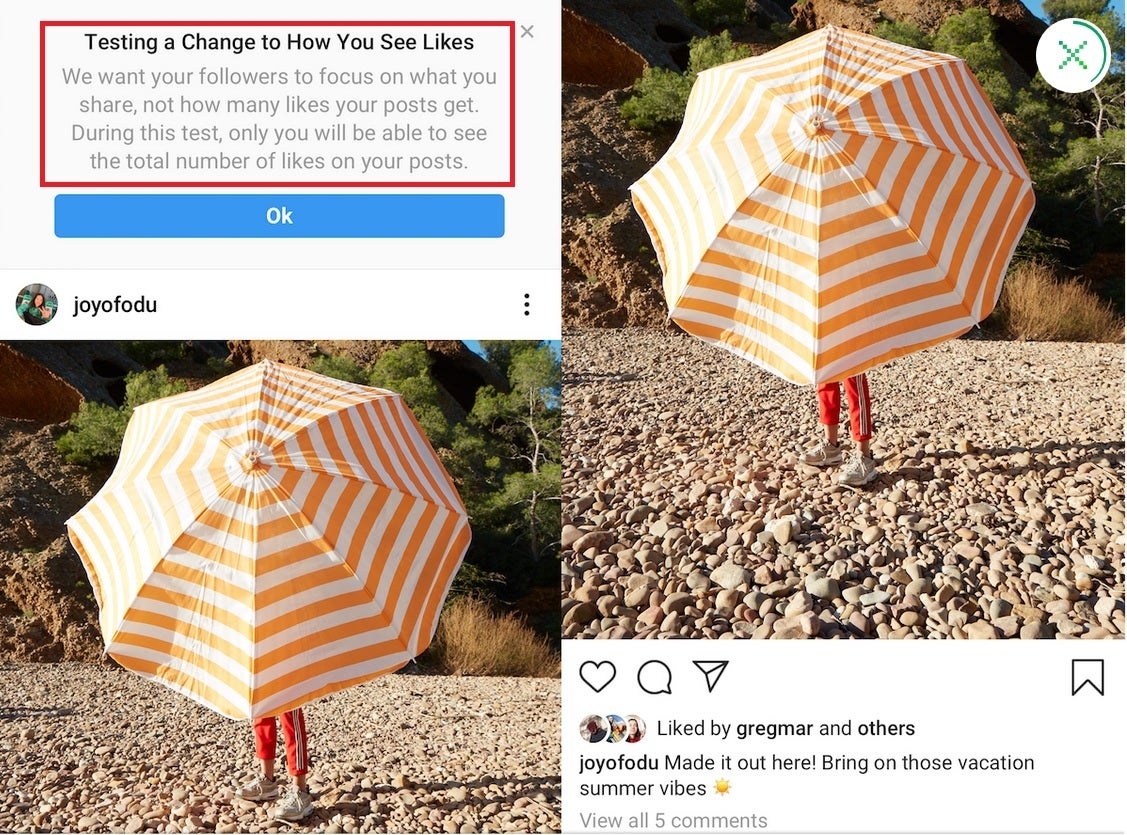 Instagram will test hidden Like counts in the U.S. - Instagram tests hiding "Likes" in the U.S. as influencers get nervous