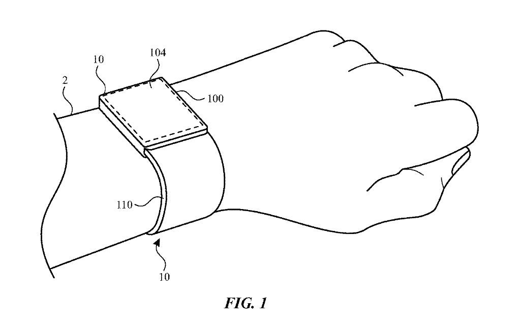 Apple's patent application for watch bands with embedded antennas mentions the possibility of using an in-display fingerprint scanner for the Apple Watch - Patent filing hints at in-display Touch ID for the Apple Watch