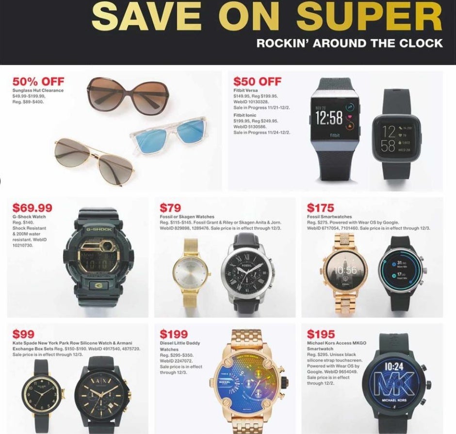 Macy's has a number of interesting smartwatch deals planned for Black Friday 2019