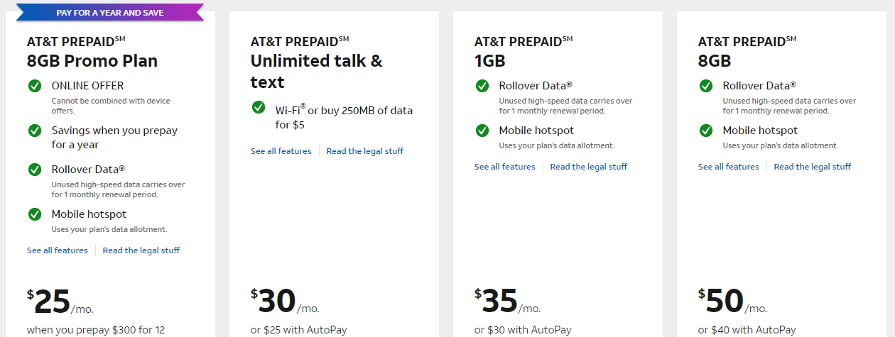 Best prepaid plans, Verizon vs AT&T vs T-Mobile and Sprint