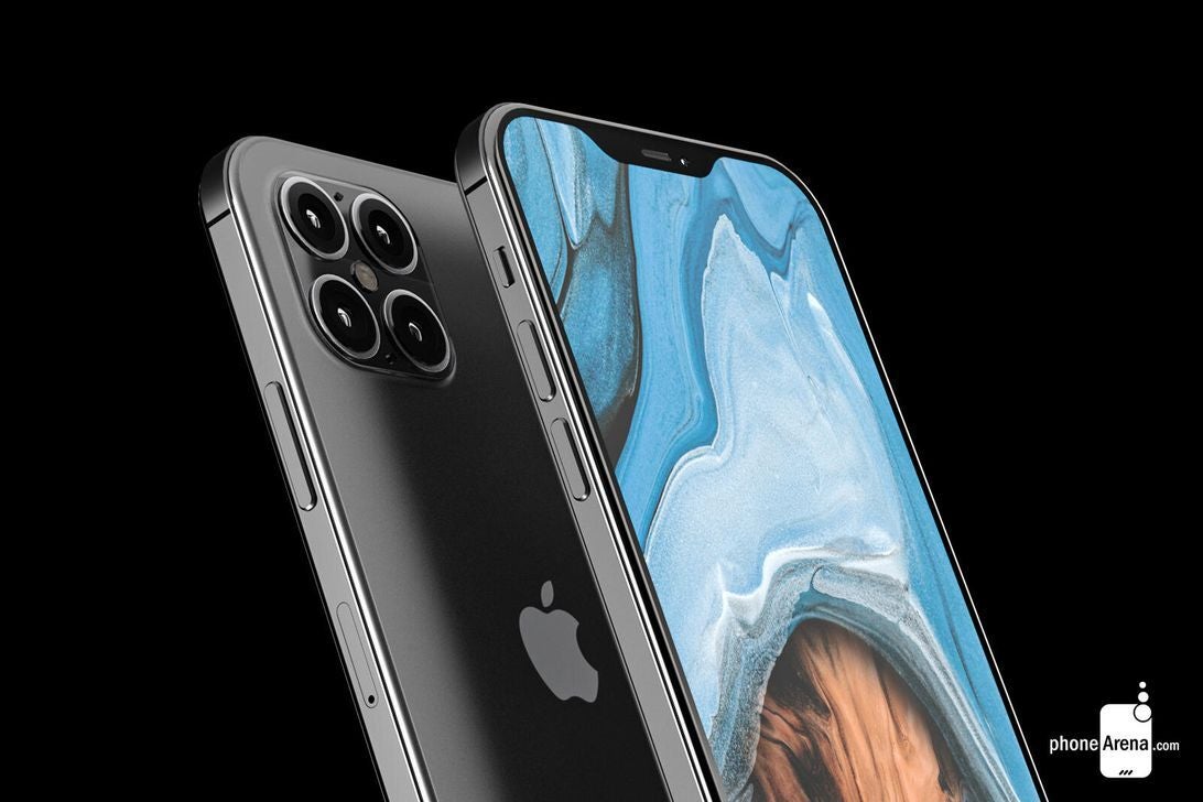 Render of the iPhone 12 with rumored smaller notch and quad-camera set-up - Supply chain &quot;confirms&quot; 6GB of memory on 2020 Apple iPhone Pro models