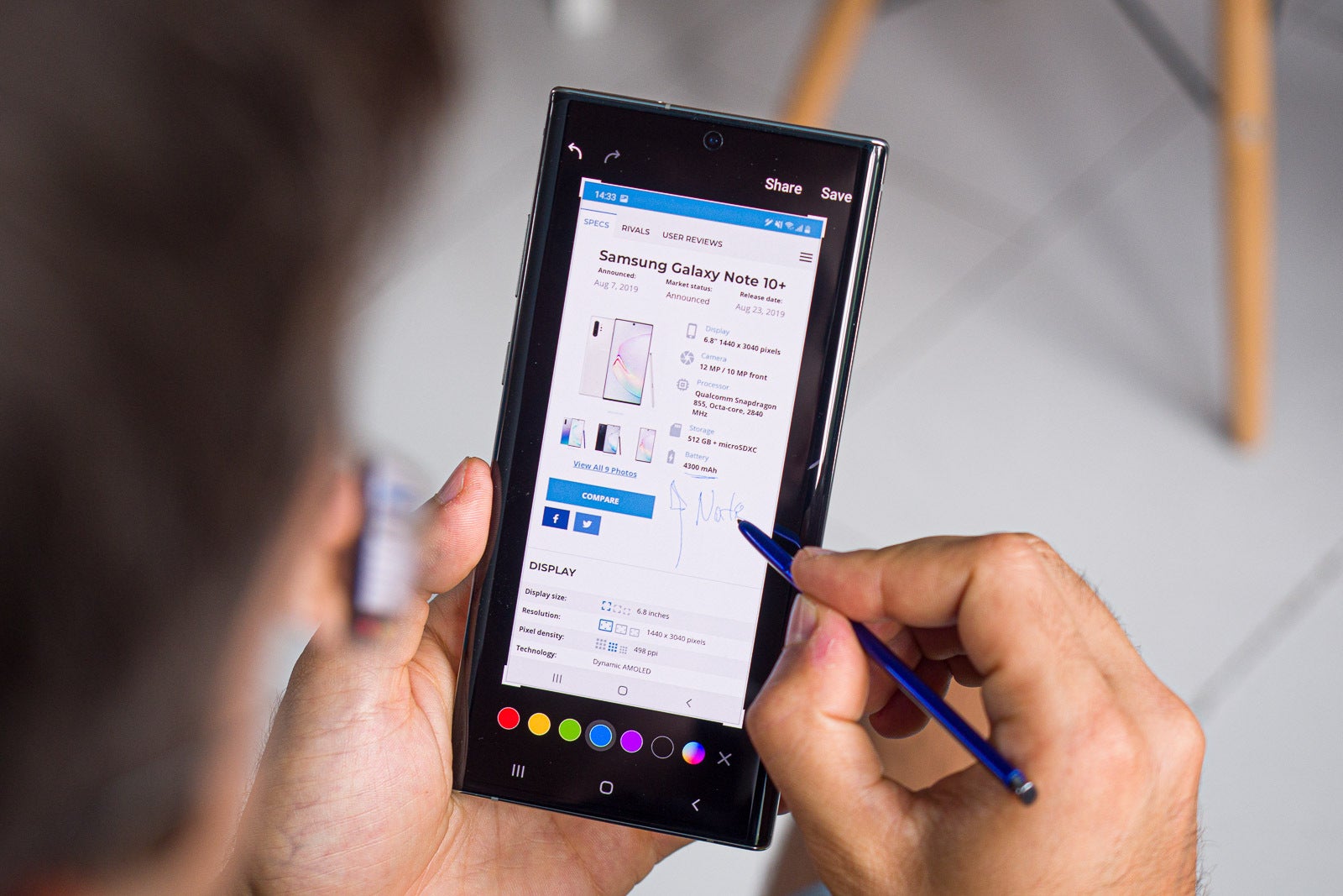 The Samsung Galaxy Note 10+ - The Galaxy A81 may be a rebranded Galaxy Note 10 Lite complete with S Pen
