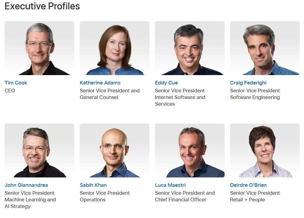 ...but he is no longer seen on the page - Jony Ive has left the building
