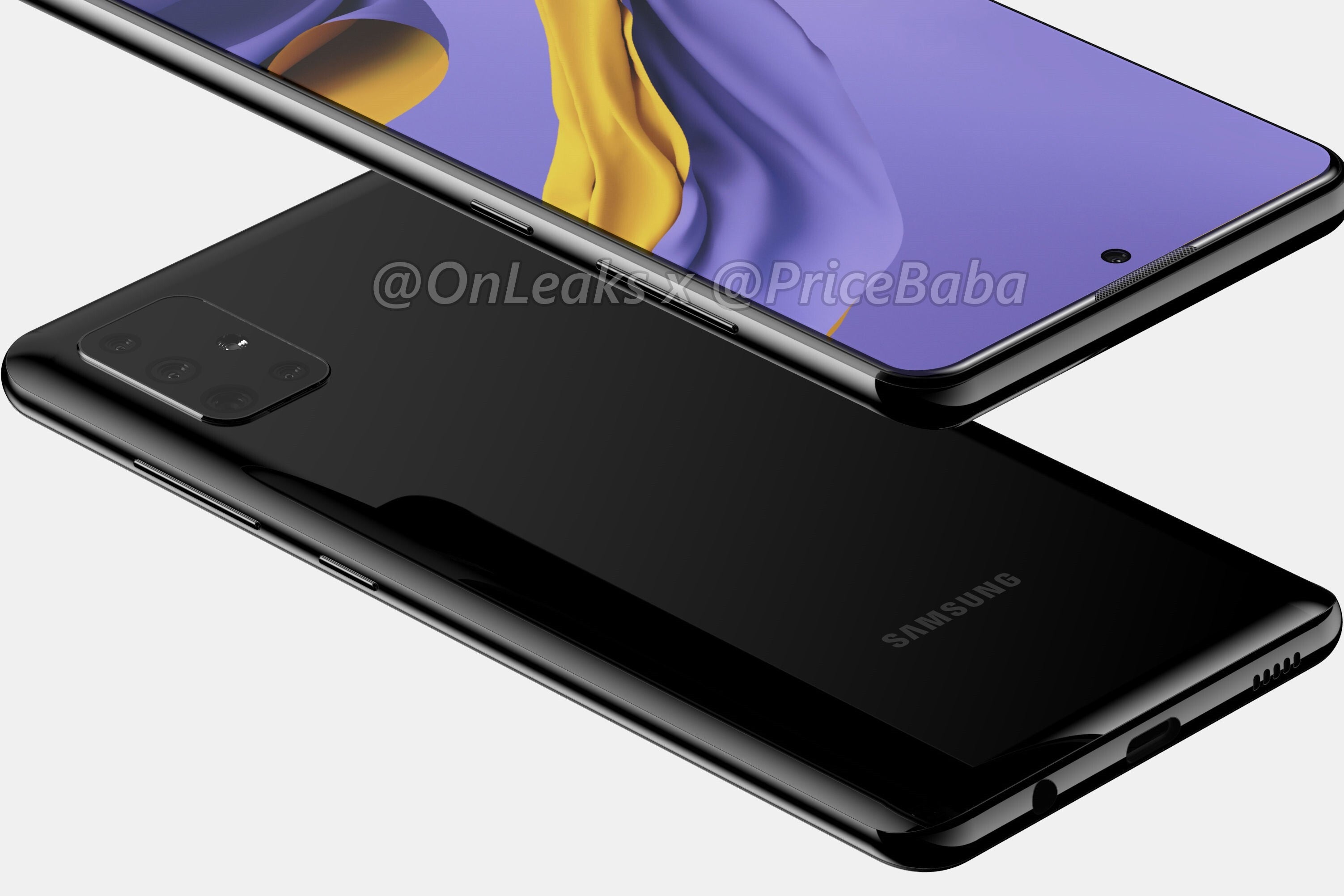 Leaked Galaxy Note 10 Pro renders show massive display, quad