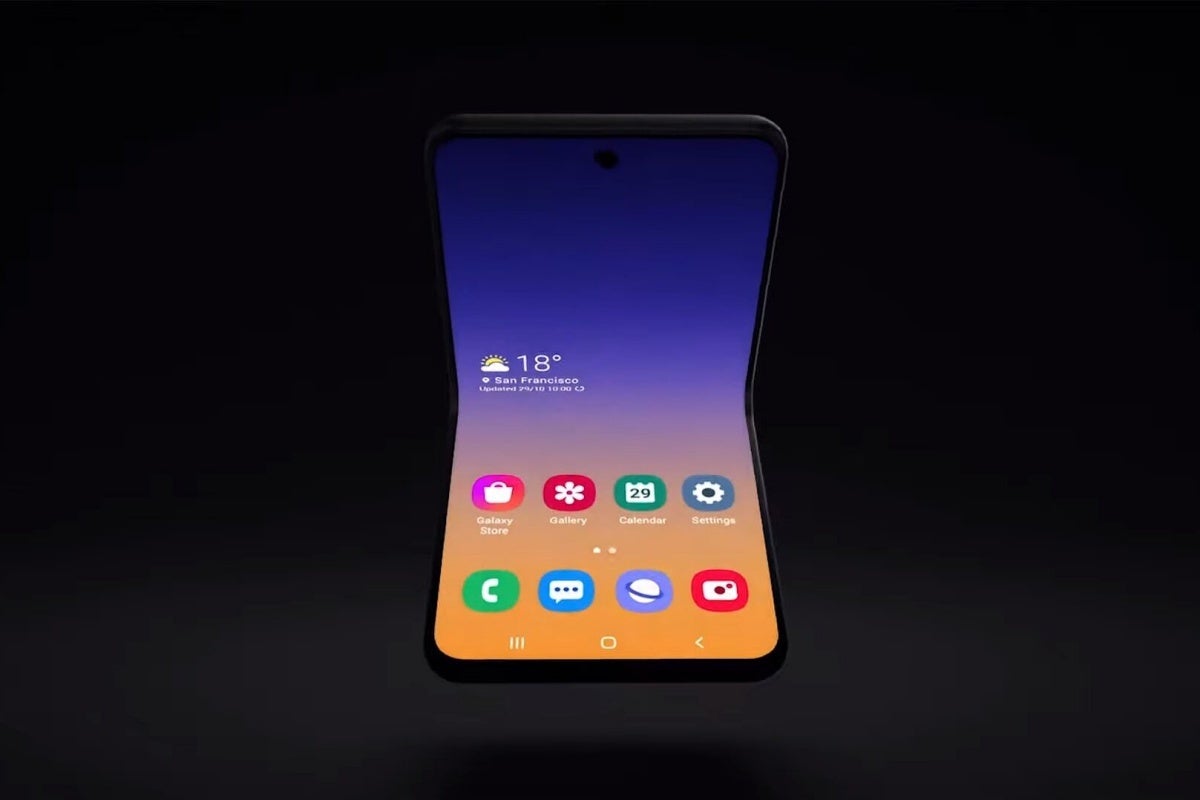 The clamshell Galaxy Fold could look a little bit like this - Huge Galaxy S11 and 'Galaxy Fold clamshell' camera upgrades revealed in credible new report