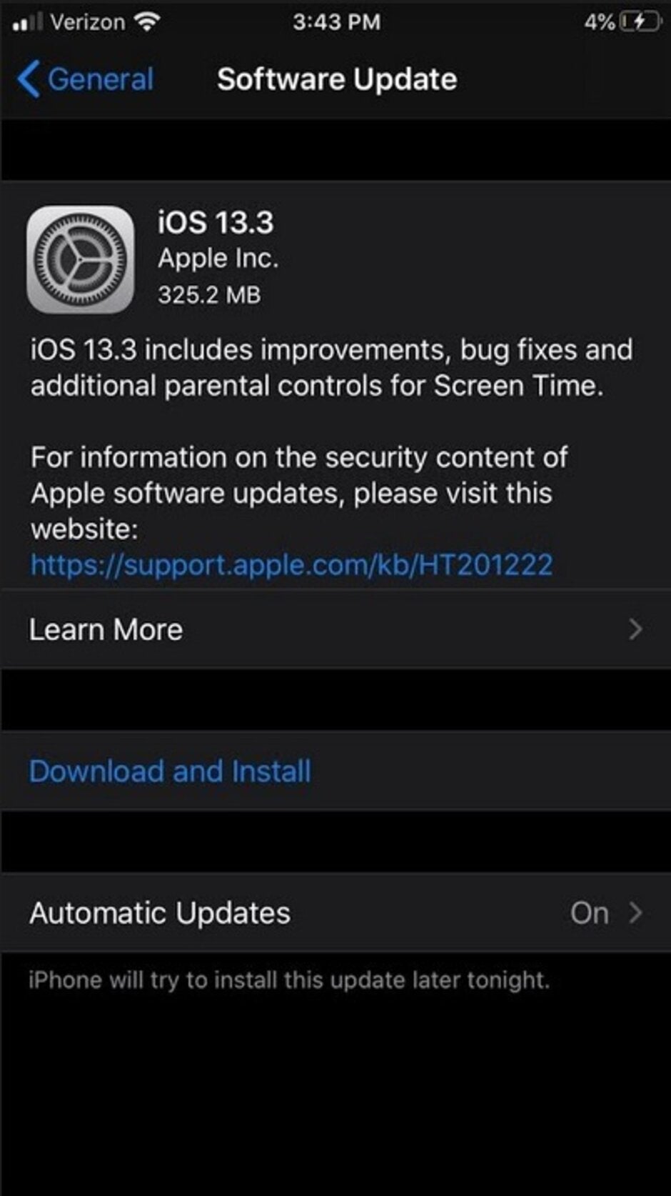 Apple pushes out a number of updates including iOS and iPadOS 13.3 - Apple drops iOS 13.3, iPadOS 13.3, tvOS 13.3 and more