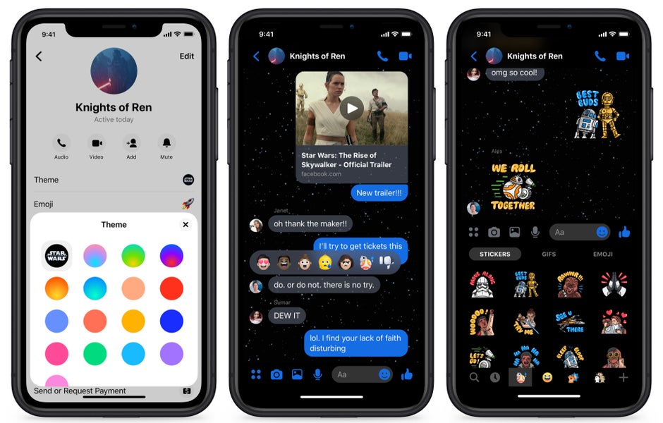 Facebook and Disney bring Star Wars: The Rise of Skywalker to Messenger