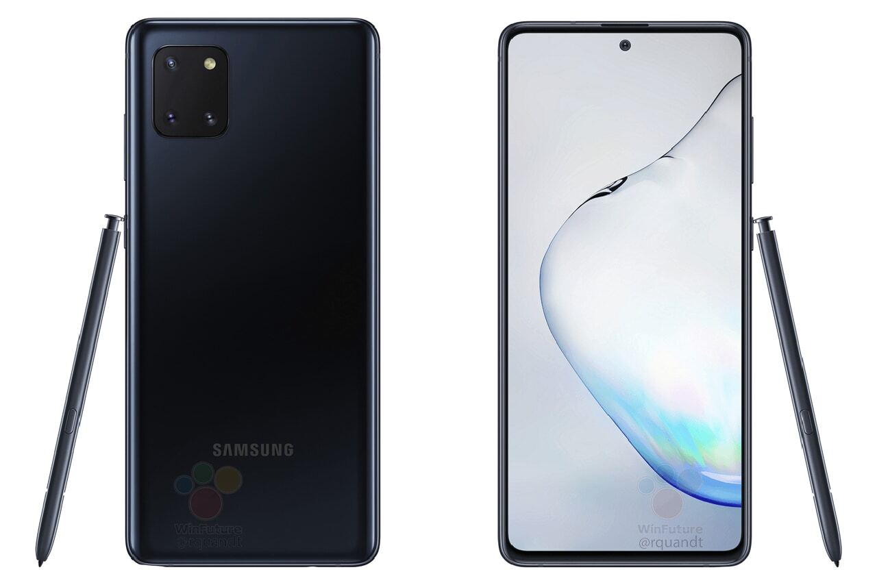 Check out these leaked Galaxy Note 10 Lite press renders