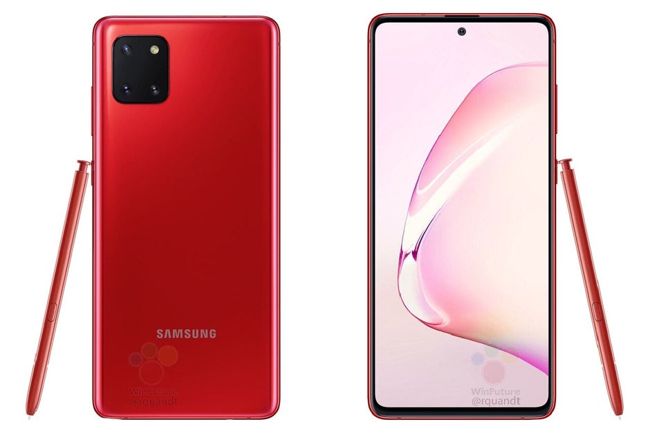 The Samsung Galaxy Note 10 Lite in red - Here's how much the Samsung Galaxy Note 10 Lite will cost