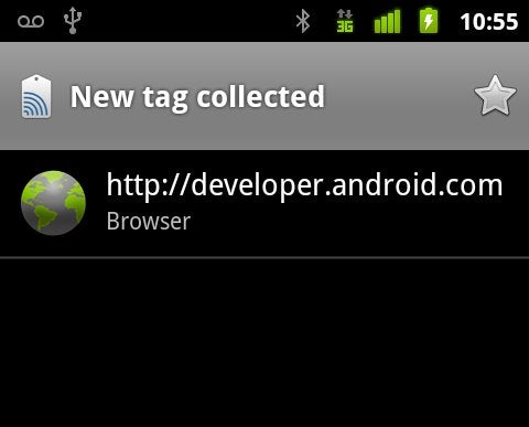 The Tags application - Android 2.3 Gingerbread new features