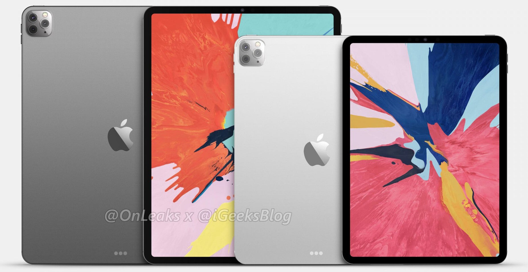 Alleged iPad Pro 2020 family - Here's what the Apple iPad Pro 2020 series (probably) looks like
