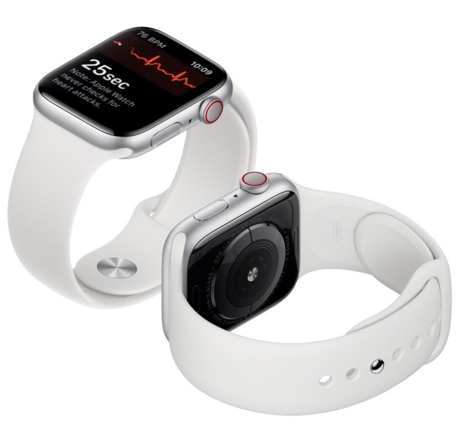 The Series 4 and 5 Apple Watch monitor your heart rate and heart rhythms - Heart doc sues Apple for patent infringement