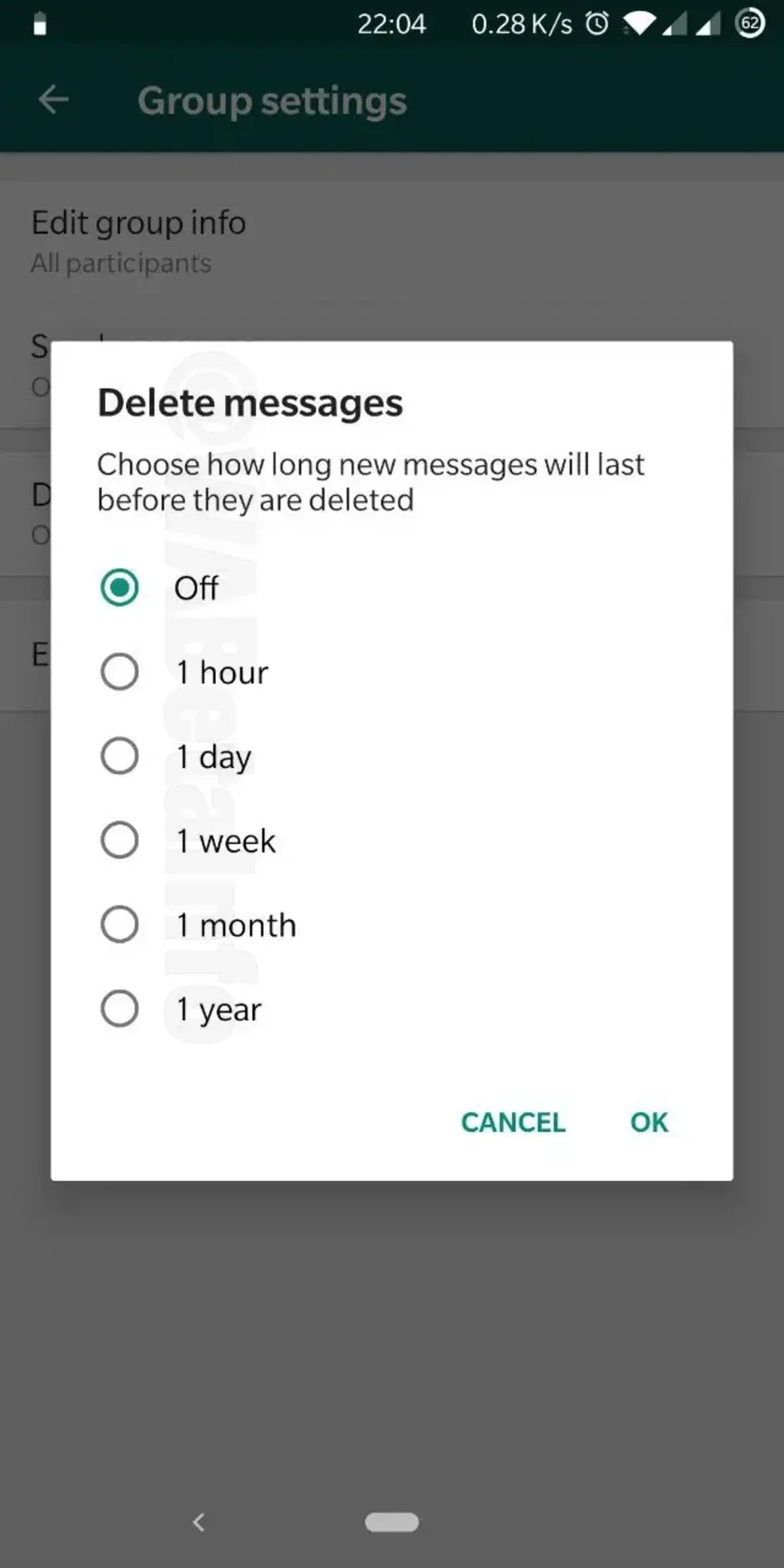 WhatsApp users might be able to automatically have messages self-destruct at various times starting next year - Take a look at some of the new features coming to WhatsApp in 2020